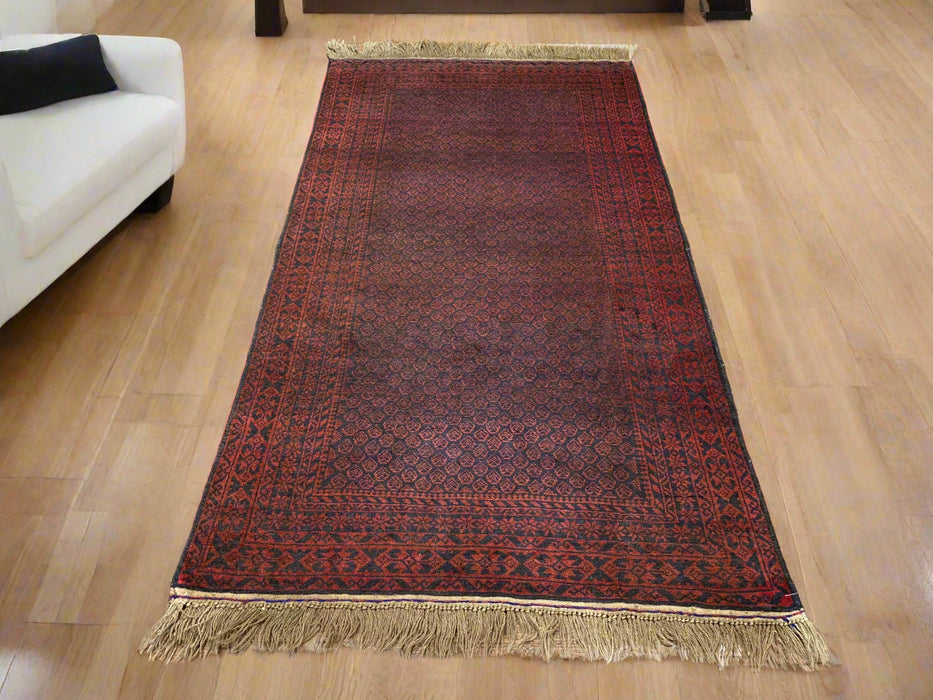 Terkaman Tribal Baluch Oriental Rug; 3' 6" x 6' 6" (A)