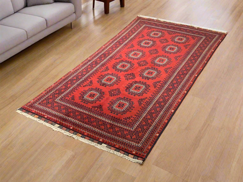 Terkaman Tribal Baluch Oriental Rug; 4" x 6' 4" (A)