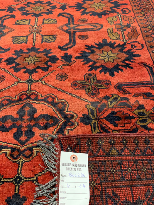 Terkaman Tribal Baluch Oriental Rug; 4" x 6' 4" (A)