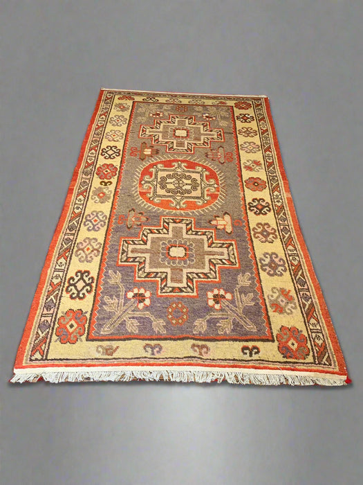 Antique Khotan Samarkand Rug, circa 1910's, size 4" x 8"