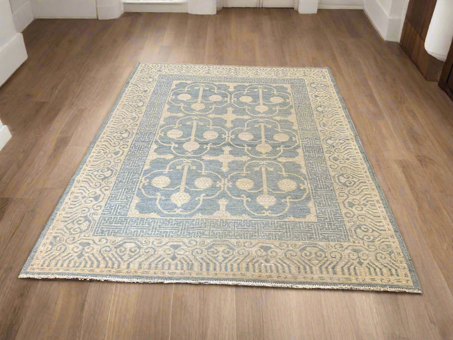 Khotan Pomegranate design Oriental Rug, size 5' 3" x 7' 2" (D)