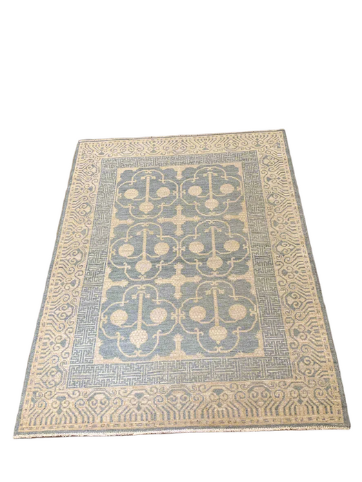 Khotan Pomegranate design Oriental Rug, size 5' 3" x 7' 2" (D)