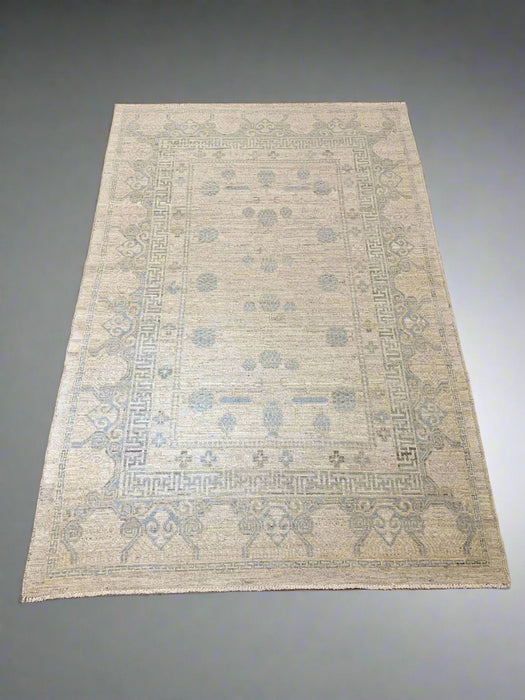 Khotan Pomegranate design Oriental Rug, size 4' 10" x 7' 9" (D)