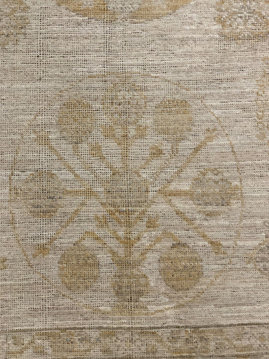 Khotan Pomegranate design Oriental Rug, size  5" x 7' 2"(D)