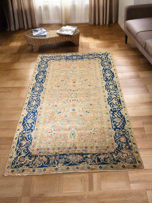 Timeless Beauty, Woven by Hand. Antique Persian Rug, size 5" x 8" (F)