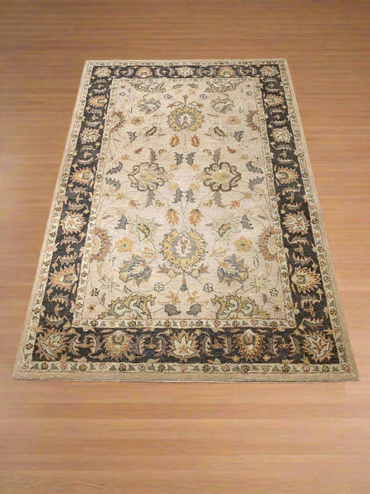 Persian-Inspired. Modern Defined. Turkish Made Rug, size 5' 6" x 8' 7" (O) tufted