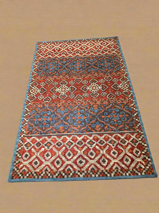 Persian-Inspired. Modern Defined. Turkish Made Rug, size 5" x 8"(O) tufted