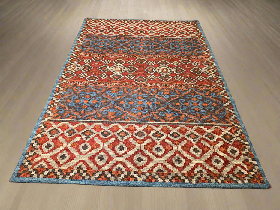 Persian-Inspired. Modern Defined. Turkish Made Rug, size 5" x 8"(O) tufted