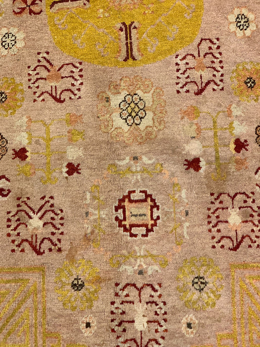 Antique Khotan Samarkand Rug, circa 1910's, size 4' 9" x 8' 9"