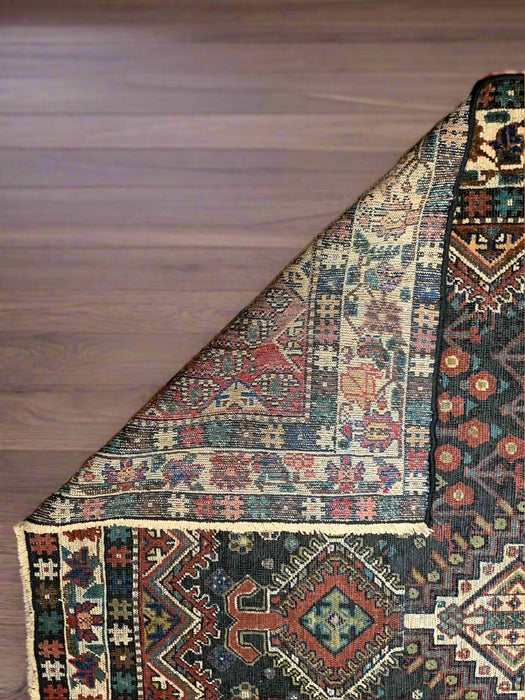 Timeless Beauty, Woven by Hand. Antique Persian Afshar  Rug, size 5' 4" x 9' 9"  (F)