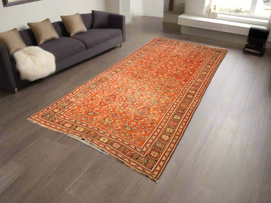 Timeless Beauty, Woven by Hand. Antique Persian Afshar Rug, size 4' 7" x 9' 6" (F)