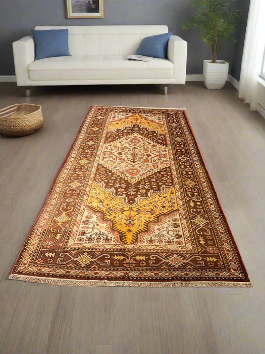 Antique Khotan Samarkand Rug, circa 1910's, size 4' 5" x 9' 2"