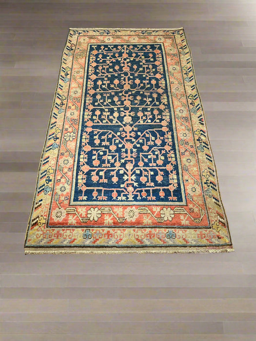 Antique Khotan Samarkand Rug, circa 1910's, size 5" x 9"