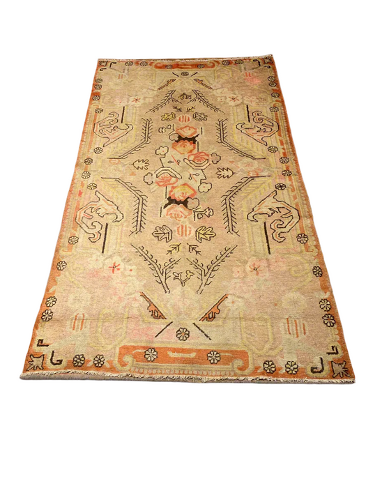 Antique Khotan Samarkand Rug, circa 1910's, size 5" x 8' 9"