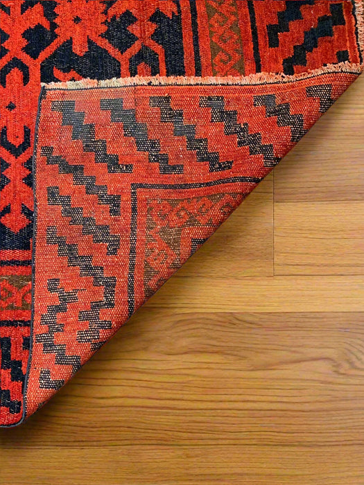 Timeless Beauty, Woven by Hand. Antique Persian Hamadan Rug, size 4' 2" x 9' 6"  (F)