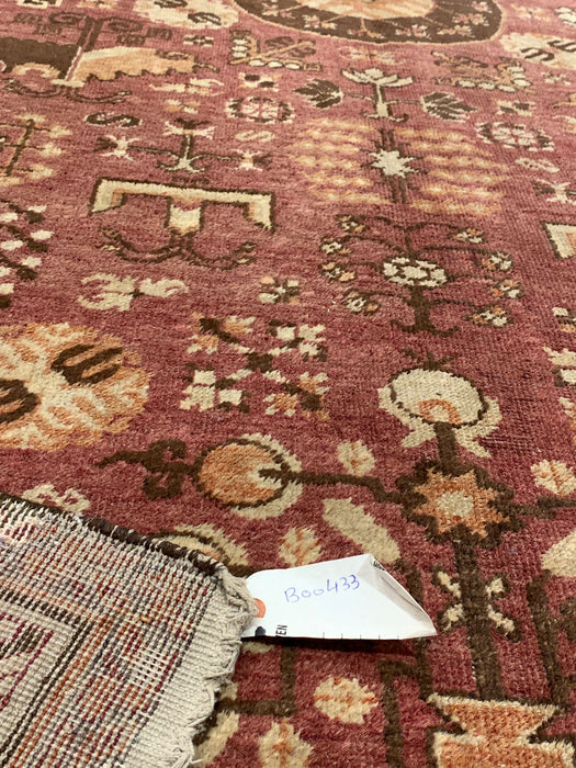 Antique Khotan Samarkand Rug, circa 1910's, size 5" x 9' 4"