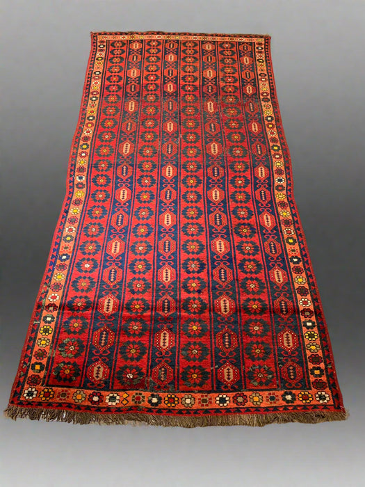 Antique Caucassion Rug, circa 1910-1920. 4' 8" x 9' 8"