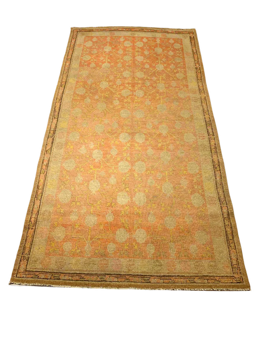 Antique Khotan Samarkand Rug, circa 1910's, size 5' 1" x 9' 10"