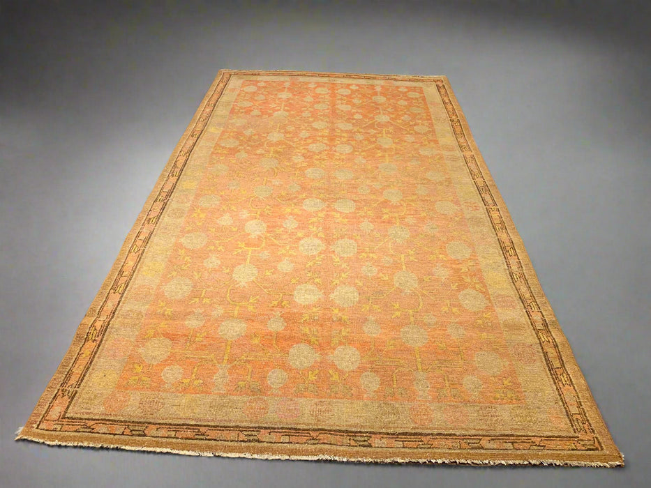 Antique Khotan Samarkand Rug, circa 1910's, size 5' 1" x 9' 10"