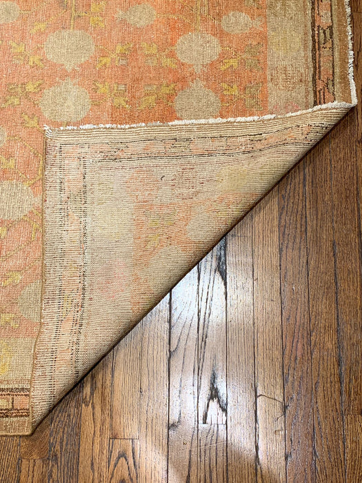 Antique Khotan Samarkand Rug, circa 1910's, size 5' 1" x 9' 10"