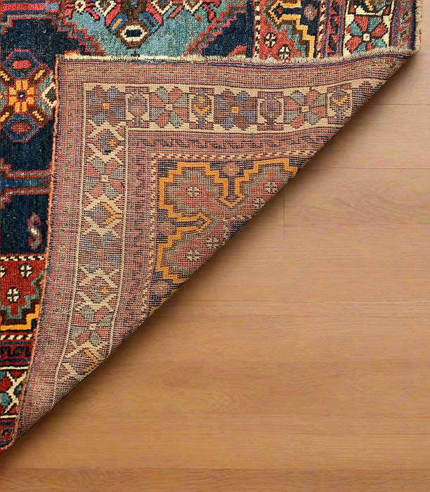 Timeless Beauty, Woven by Hand. Antique Persian Afshar Rug, size 5" x 7' 9"