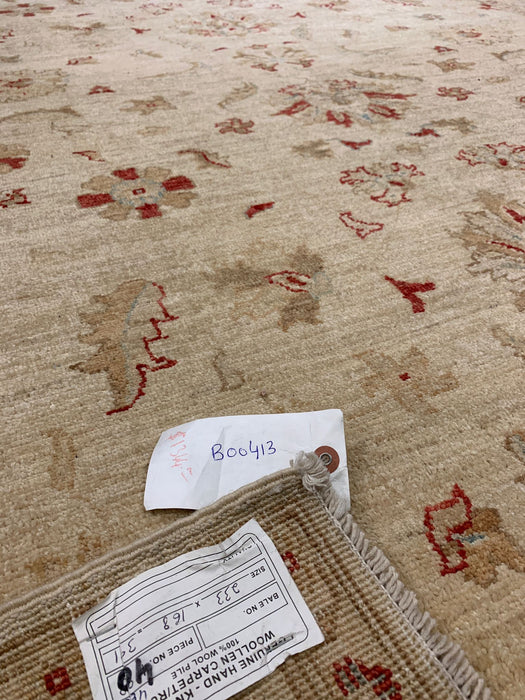 Hand-Knotted Sultanabad Vegetable-Dyed Wool Rug, 5' 6" x 7' 8"  (K)