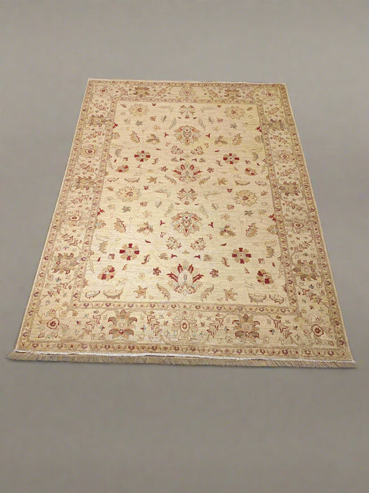 Hand-Knotted Sultanabad Vegetable-Dyed Wool Rug, 5' 6" x 7' 8"  (K)