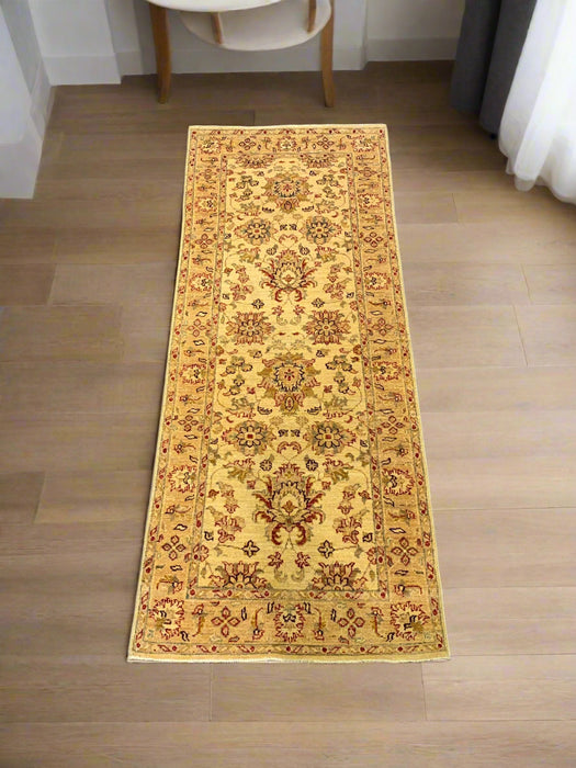 Hand-Knotted Sultanabad Vegetable-Dyed Wool Rug, 2' 6" x 6' 4"  (K)