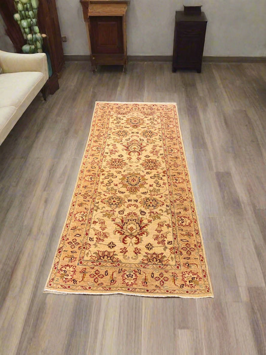 Hand-Knotted Sultanabad Vegetable-Dyed Wool Rug, 2' 6" x 6' 4"  (K)