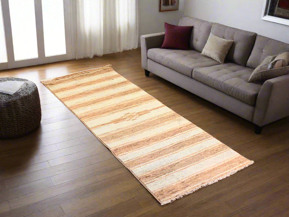 Hand-Knotted Sultanabad Vegetable-Dyed Wool Rug, 2' 2" x 6"  (K)