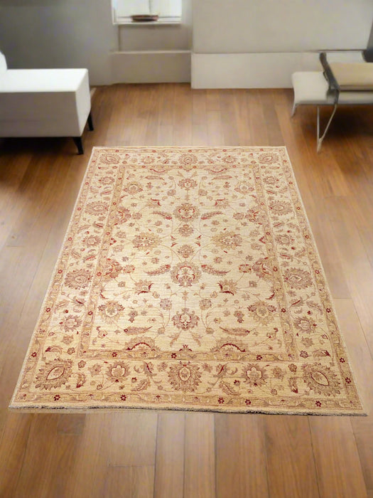 Hand-Knotted Sultanabad Vegetable-Dyed Wool Rug,  5' 10" x 7' 7"  (K)