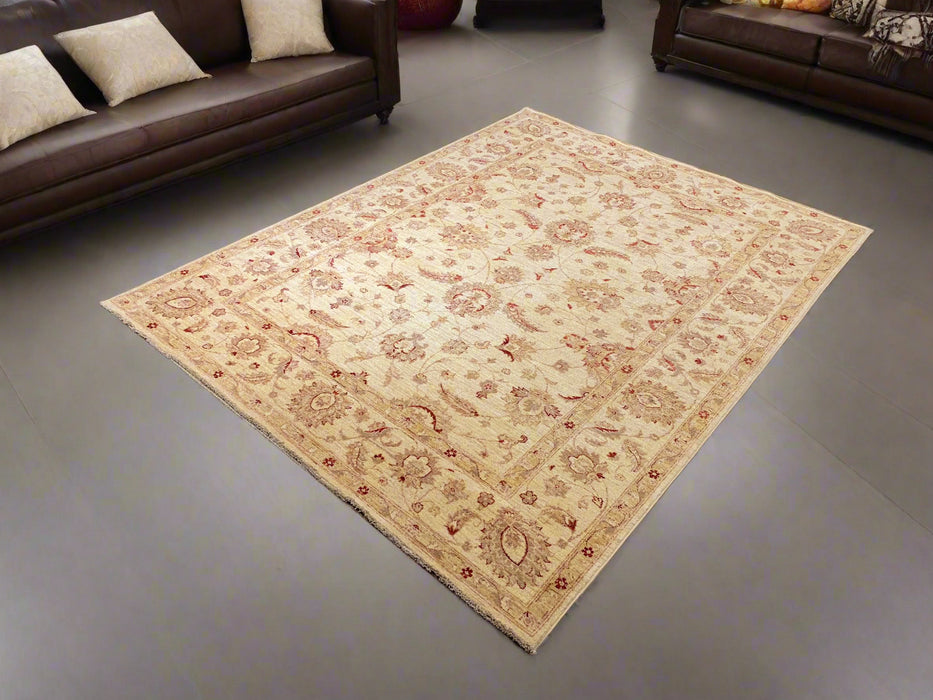 Hand-Knotted Sultanabad Vegetable-Dyed Wool Rug,  5' 10" x 7' 7"  (K)