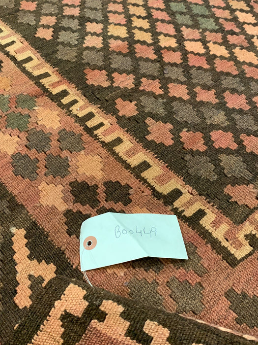 Afghan Kilim Handwoven flatweave Rug – size 4' 8" x 8' 4"