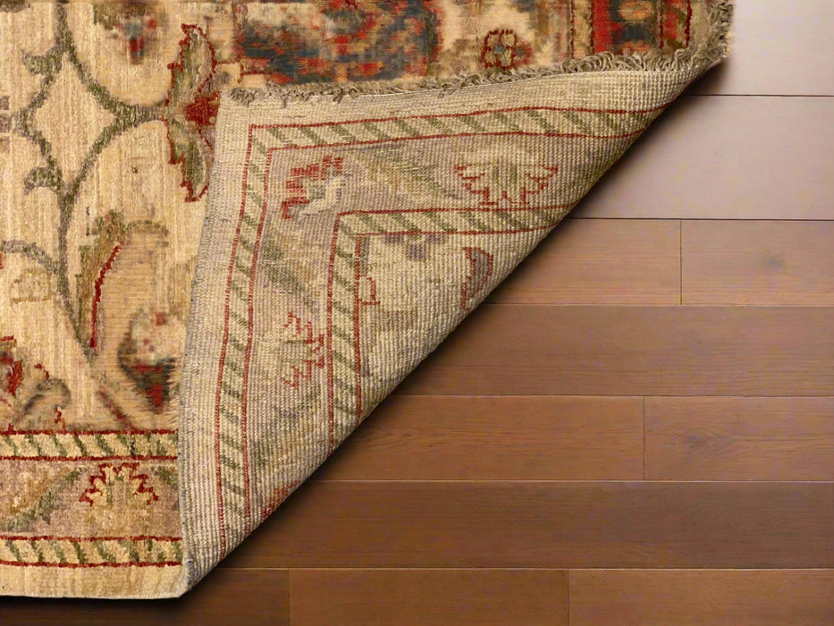 Hand-Knotted Sultanabad Vegetable-Dyed Wool Rug, 2' 7" x 11' 8"  (K)