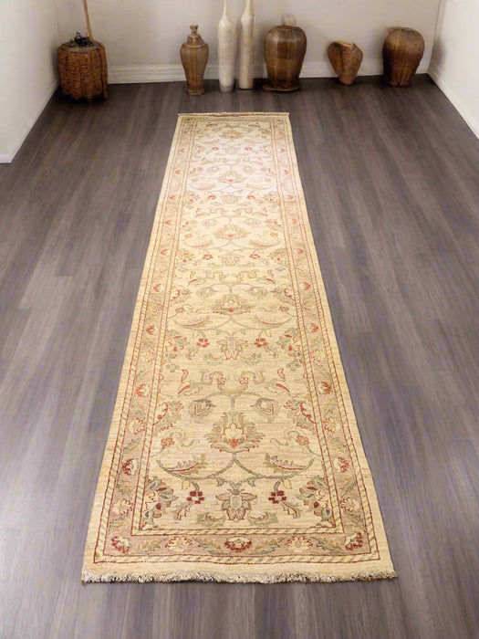 Hand-Knotted Sultanabad Vegetable-Dyed Wool Rug, 2' 7" x 11' 8"  (K)