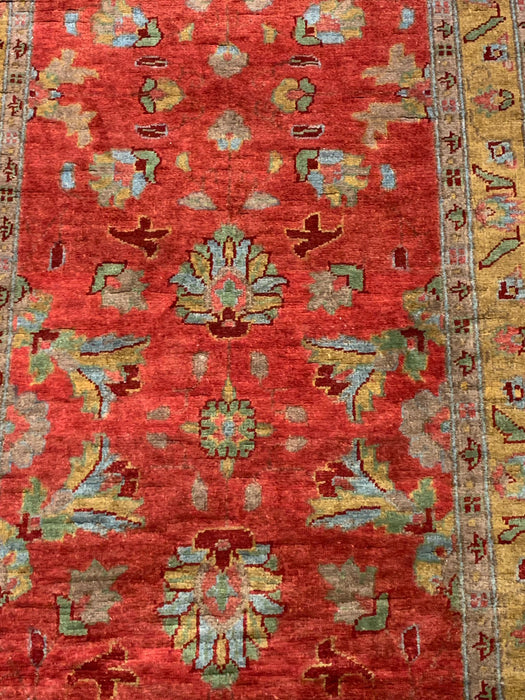 Hand-Knotted Sultanabad Vegetable-Dyed Wool Rug, 2' 9" x 9' 6"  (K)