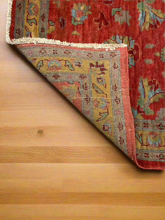 Hand-Knotted Sultanabad Vegetable-Dyed Wool Rug, 2' 9" x 9' 6"  (K)