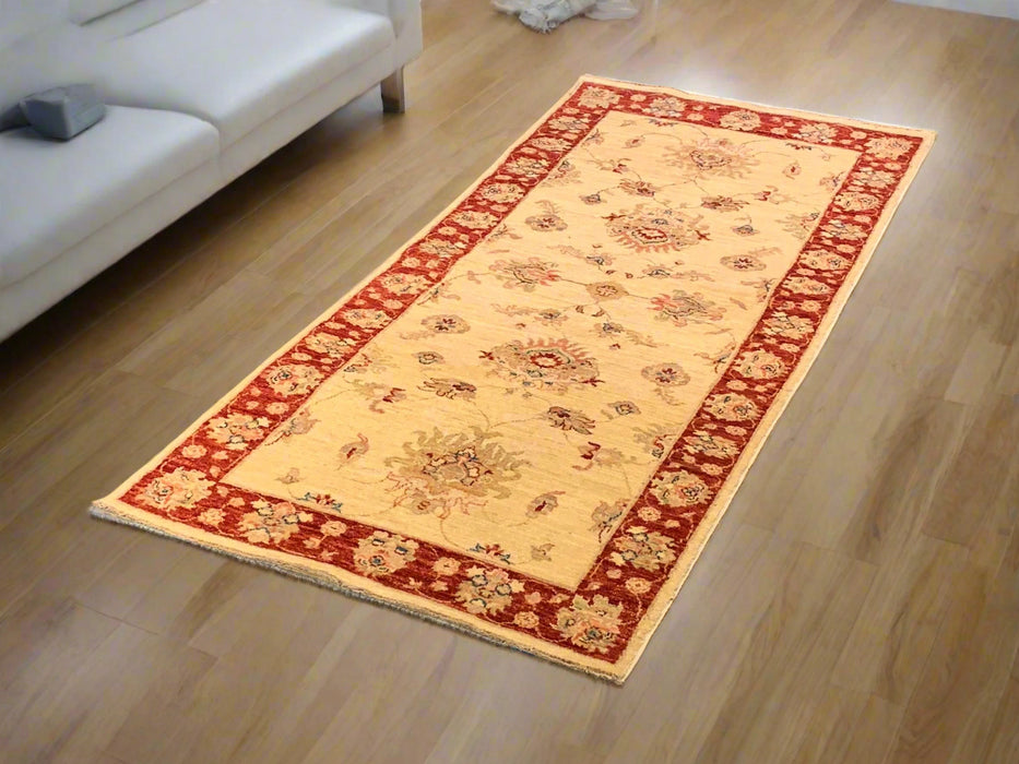 Hand-Knotted Sultanabad Vegetable-Dyed Wool Rug, 2' 9" x 6' 3"  (K)