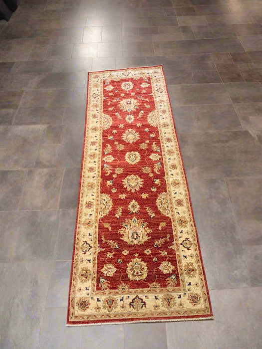Hand-Knotted Sultanabad Vegetable-Dyed Wool Rug, 2' 10" x 8' 9"  (K)