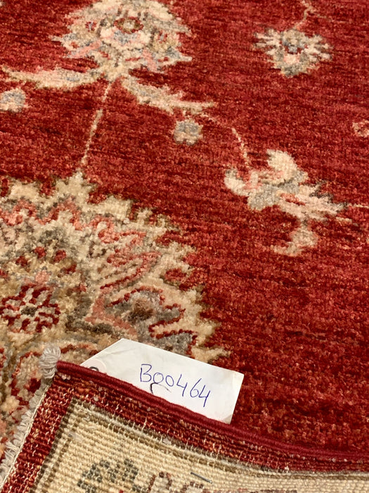 Hand-Knotted Sultanabad Vegetable-Dyed Wool Rug, 2' 8" x 7"  (K)