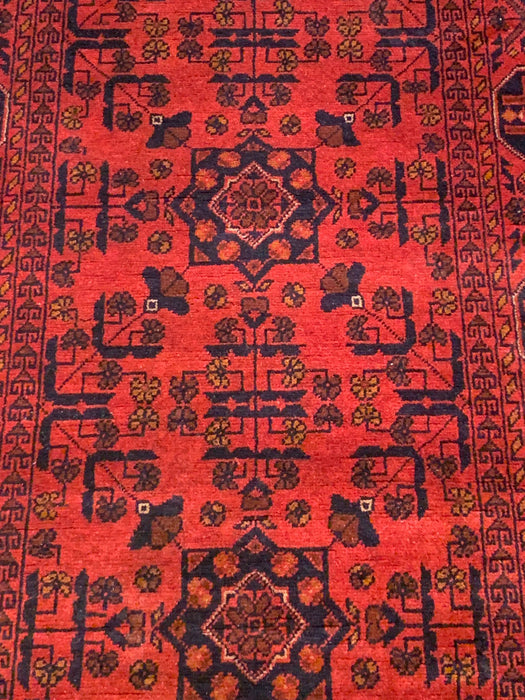 Terkaman Tribal Afghan Oriental Rug, size 2' 9" x 6' 2"  (C)