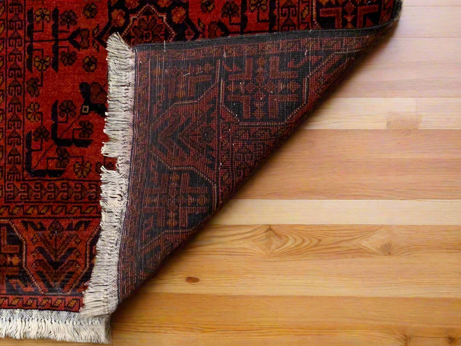 Terkaman Tribal Afghan Oriental Rug, size 2' 9" x 6' 2"  (C)