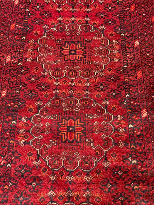 Terkaman Tribal Afghan Oriental Rug, size 3" x 9' 4"  (C)