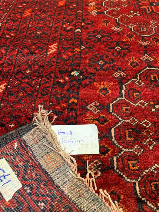 Terkaman Tribal Afghan Oriental Rug, size 3" x 9' 4"  (C)