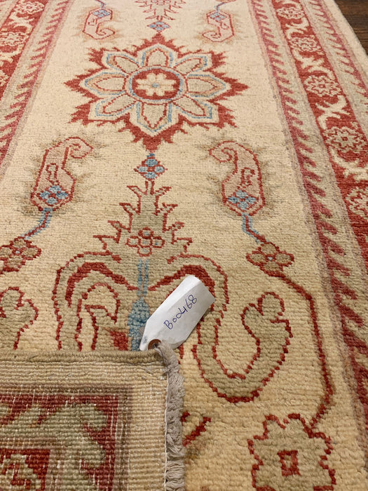 Hand-Knotted Sultanabad Vegetable-Dyed Wool Rug, 2' 6" x 10"  (K)