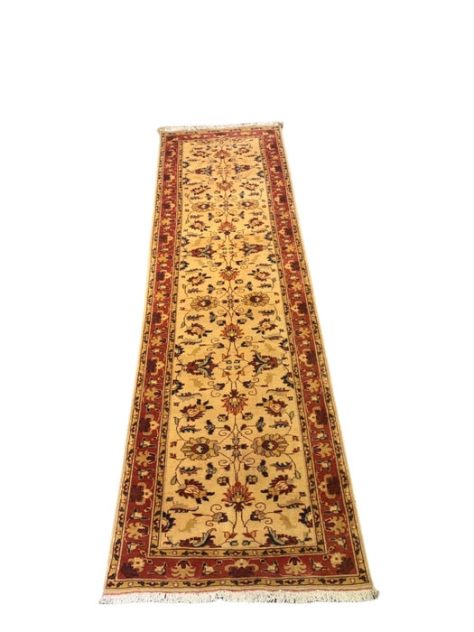Sultanabad 100% wool Hand Made Rug - size 2' 9" x 9' 9"  (P)
