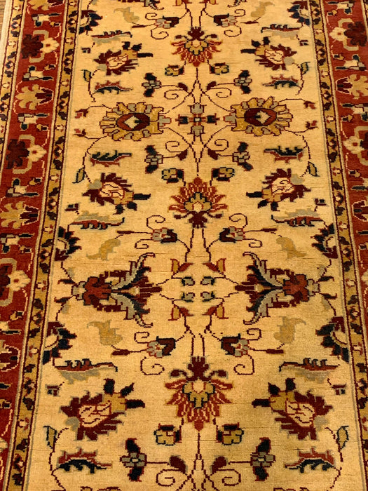 Sultanabad 100% wool Hand Made Rug - size 2' 9" x 9' 9"  (P)