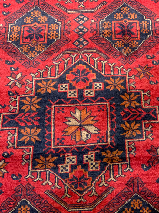 Terkaman Tribal Afghan Oriental Rug, size 2' 6" x 9' 7"  (C)