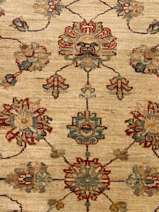 Hand-Knotted Sultanabad Vegetable-Dyed Wool Rug, 2' 6" x 7' 10" (K)