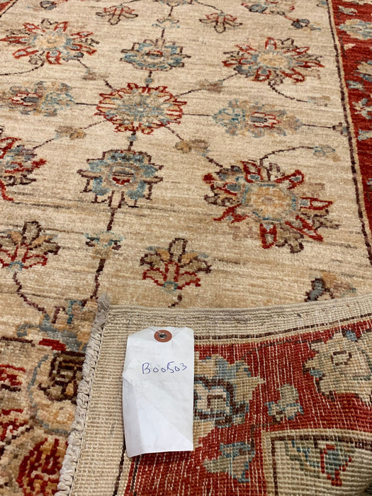 Hand-Knotted Sultanabad Vegetable-Dyed Wool Rug, 2' 6" x 7' 10" (K)